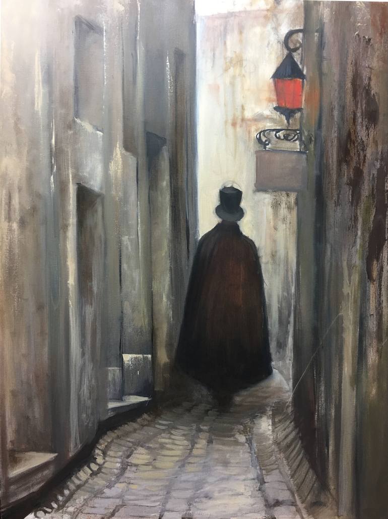 770x1030 Saatchi Art Jack The Ripper Painting By David Krolikowski - Jack The Ripper Painting
