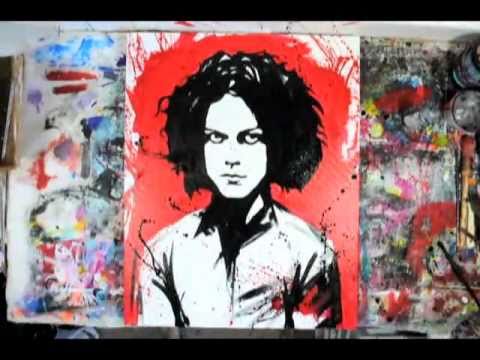 480x360 Jack White Prints And Paintings By Max Neutra, Set To Icky T - Jack White Painting