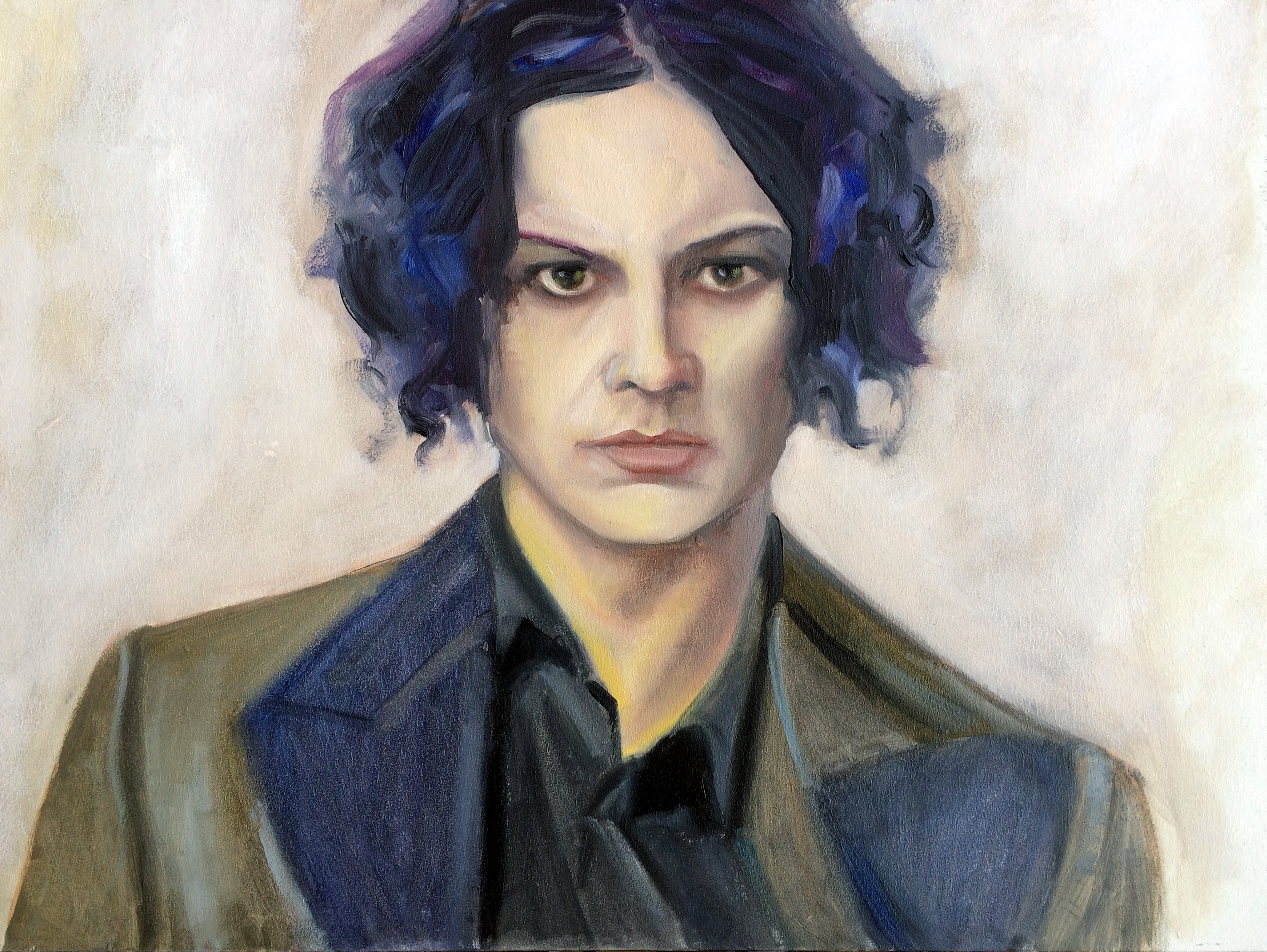 3048x2292 Memphis Portrait Painter A Painting A Day - Jack White Painting
