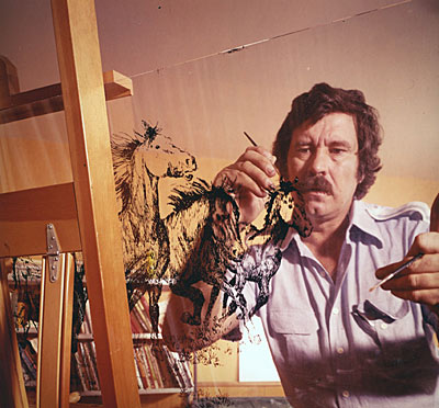 400x372 Jack White - Jack White Painting