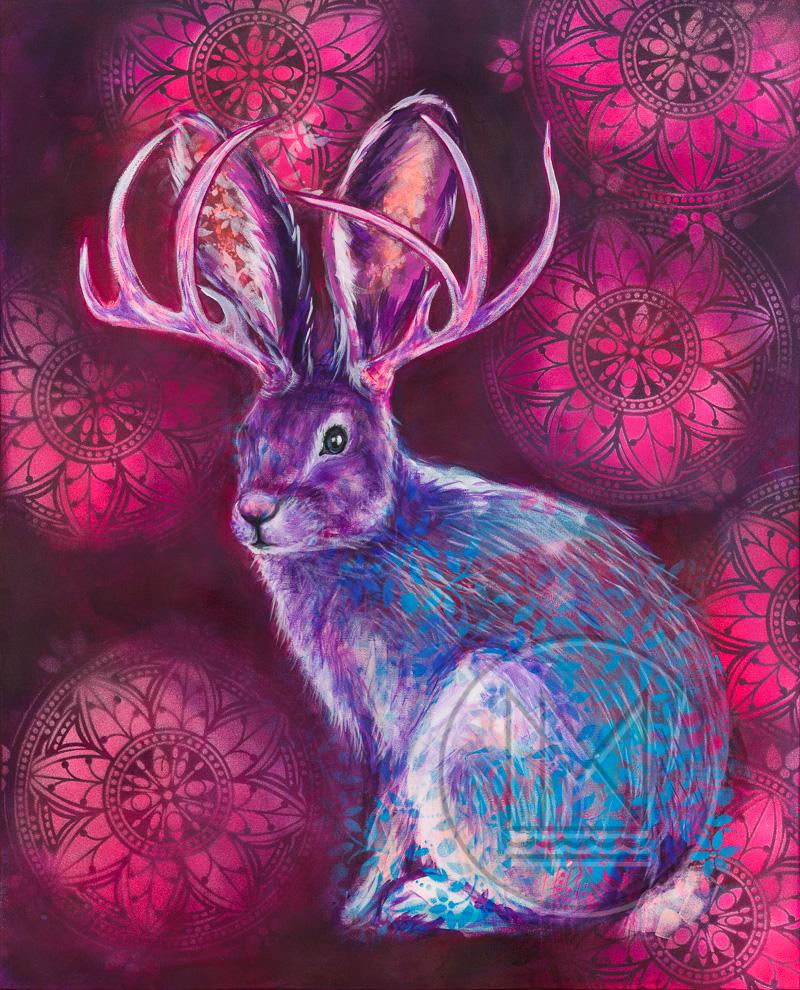 800x990 Jackalope Painting Mississippinorth - Jackalope Painting
