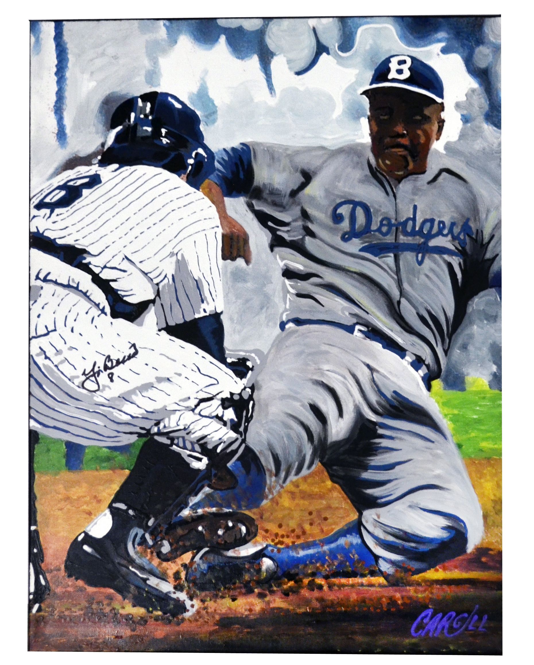 Jackie Robinson Painting at PaintingValley.com | Explore collection of ...