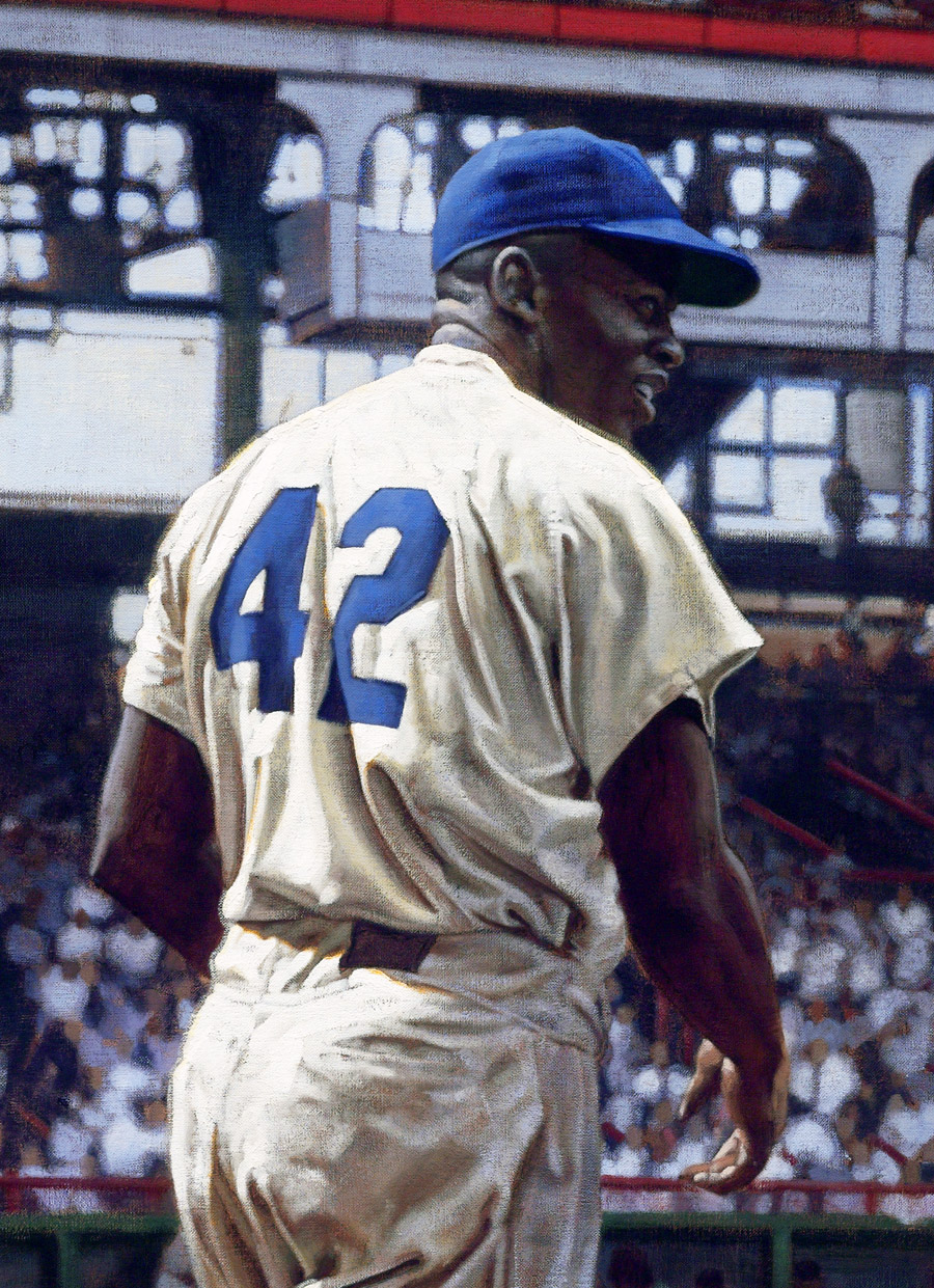 Jackie Robinson Painting at PaintingValley.com | Explore collection of ...