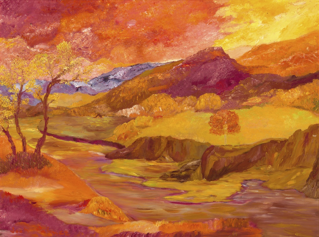 1024x760 Jack's Sunset Jack Palance Art - Jacks Painting