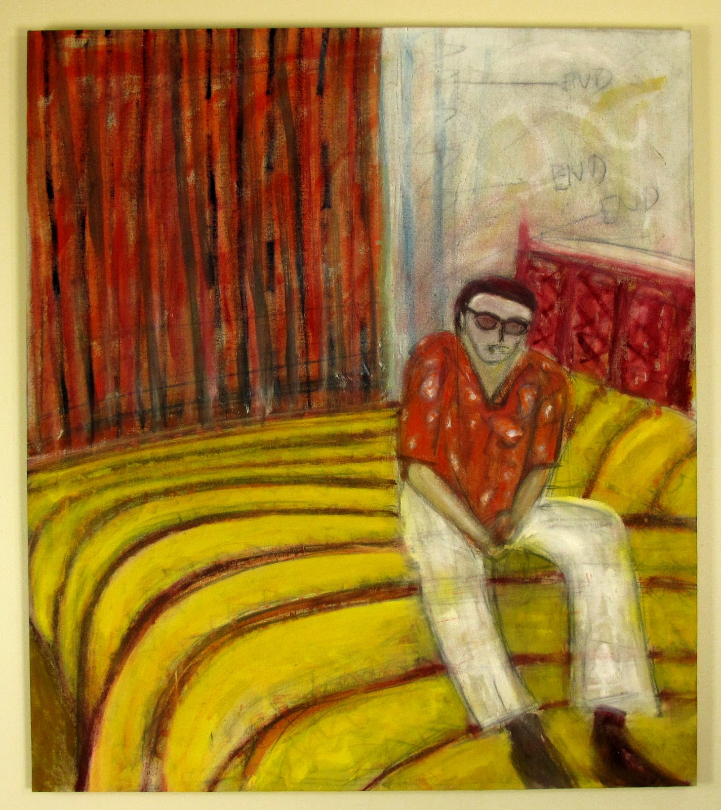 1424x1600 Estranged Paintings Jack's Motel Room Estranged Series Painting - Jacks Painting