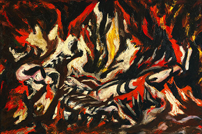 400x266 The Flame Jackson Pollock - Jackson Painting