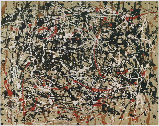 650x513 The Financier And The Fake Pollock Ripe - Jackson Palmer Painting