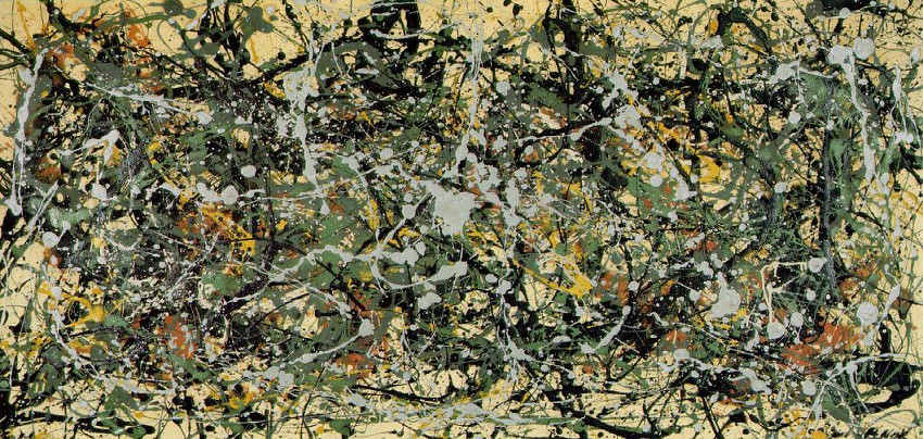 850x404 Biography Of Jackson Pollock Widewalls - Jackson Paula Painting