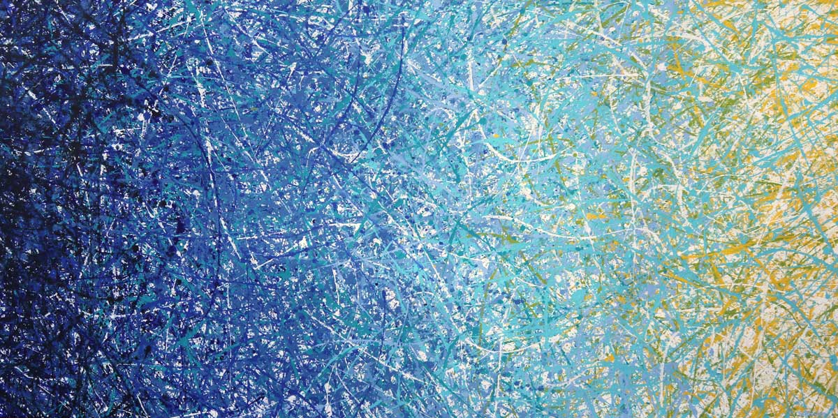 1200x599 Deep To Light - Jackson Pollock Painting Style