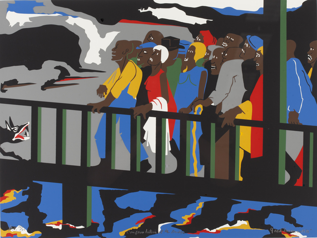 640x481 Jacob Lawrence - Jacob Lawrence Painting
