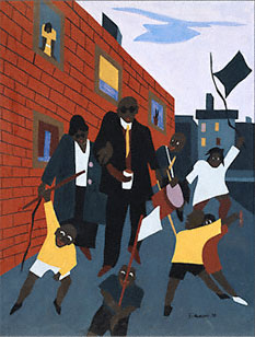 233x308 Jacob Lawrence Exploring Stories - Jacob Lawrence Painting