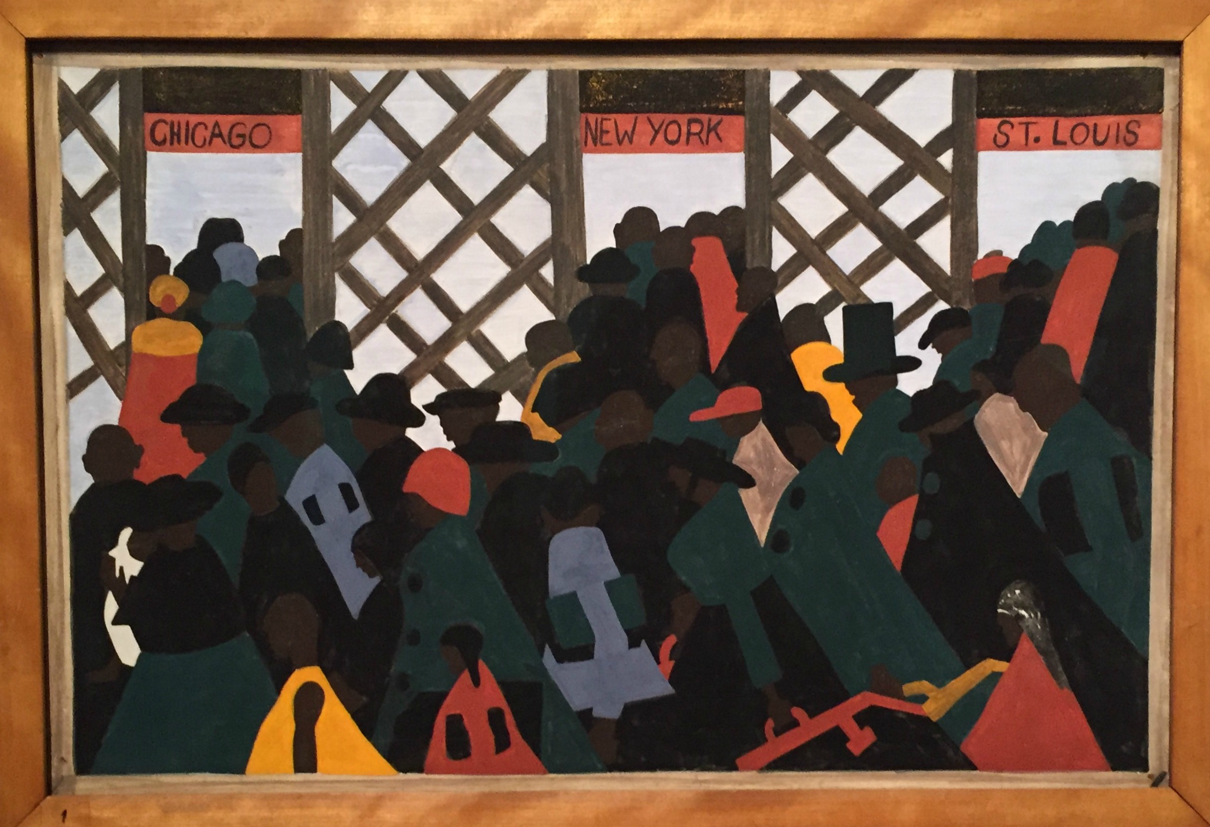 2433x1663 Jacob Lawrence Migration Series Seattle Art Museum - Jacob Lawrence Painting