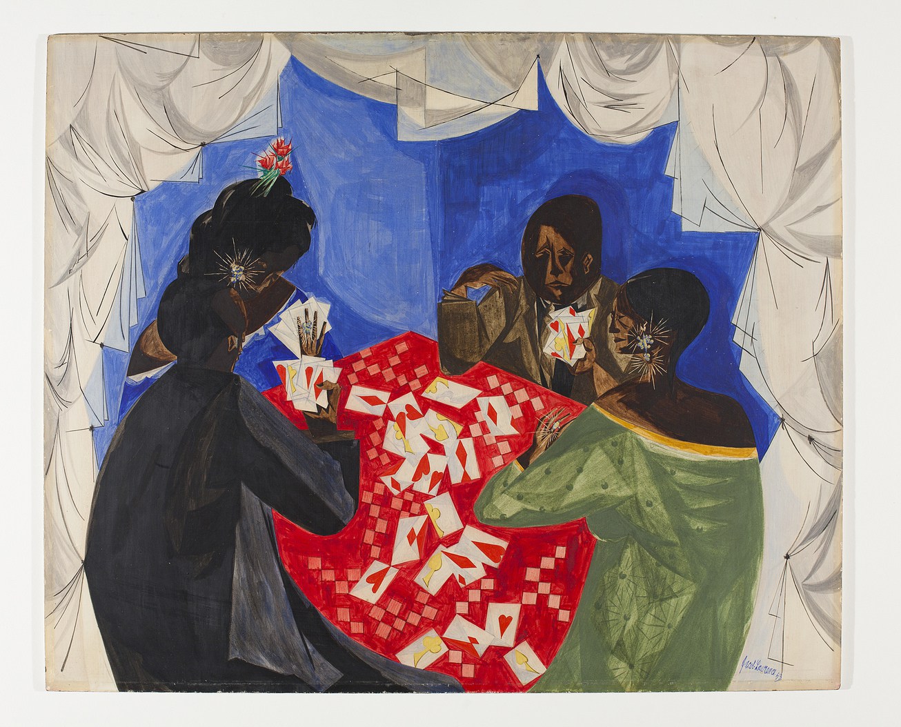 1306x1054 Lines Of Influence Centennial Exhibition Explores Jacob - Jacob Lawrence Painting