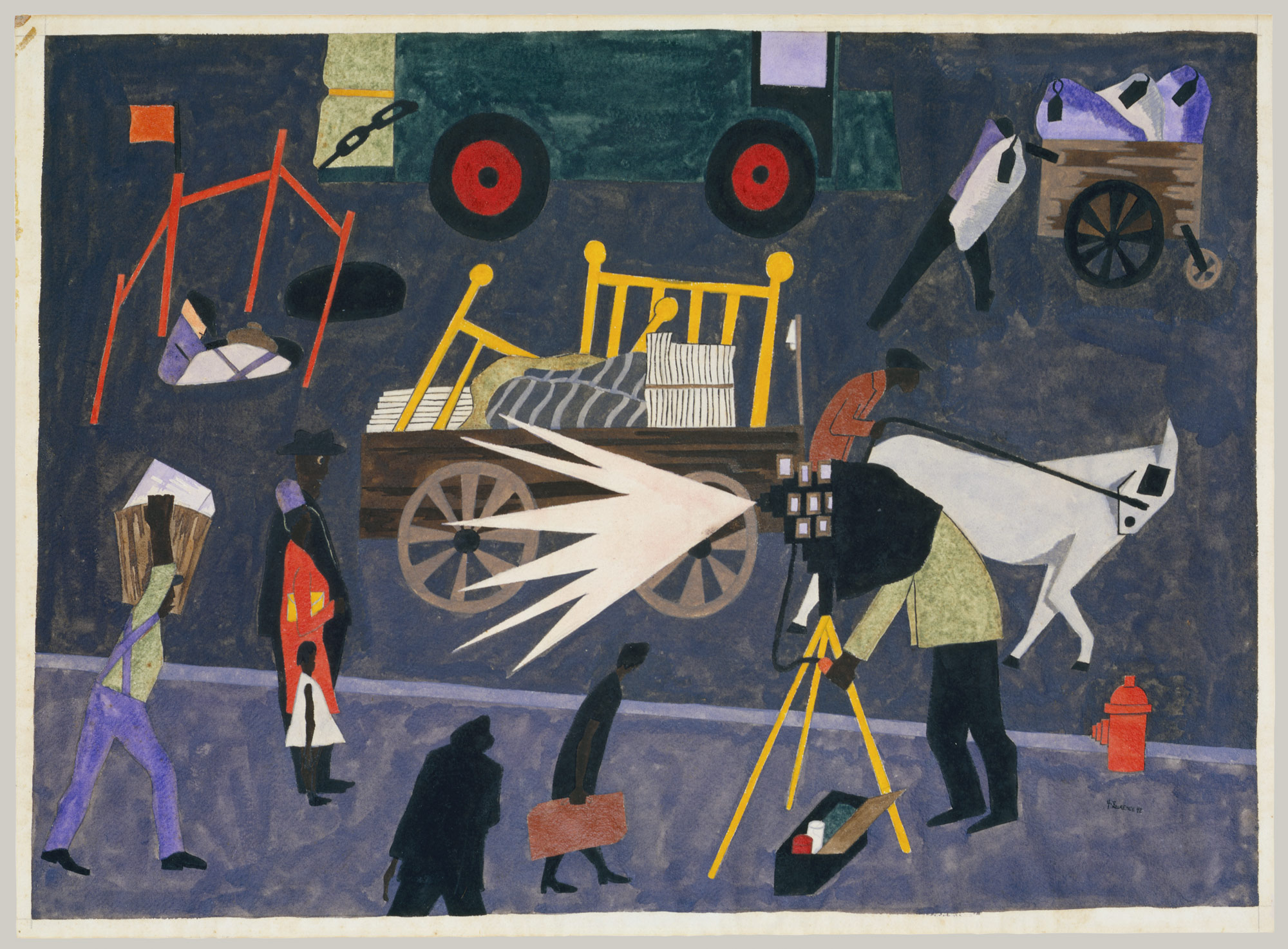 2000x1473 The Photographer Jacob Lawrence 2001.205 Work Of Art - Jacob Lawrence Painting