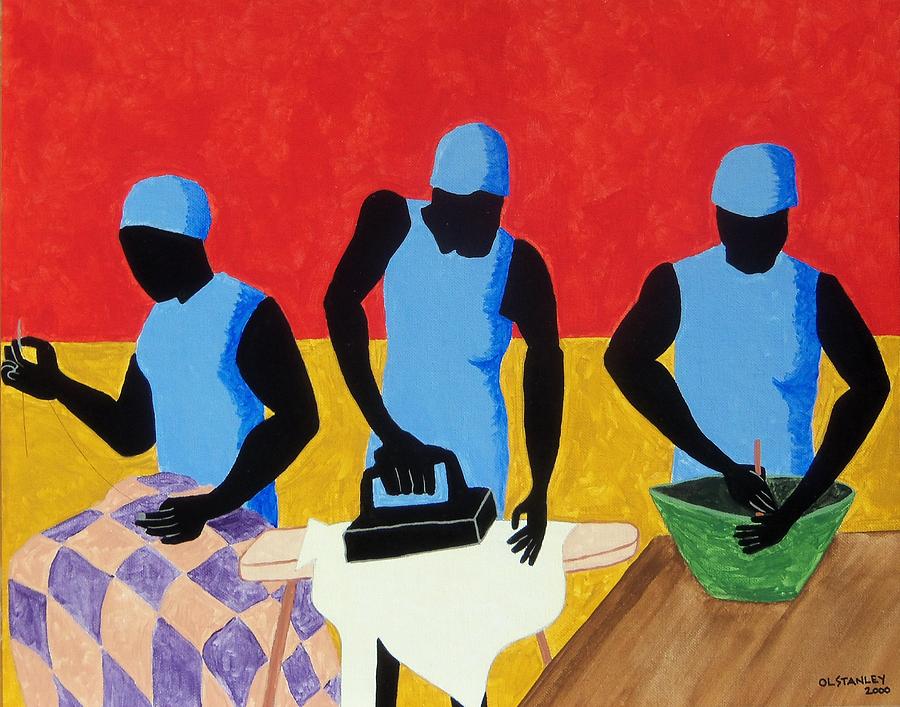 900x707 Tribute To Jacob Lawrence Painting By Otis L Stanley - Jacob Lawrence Painting
