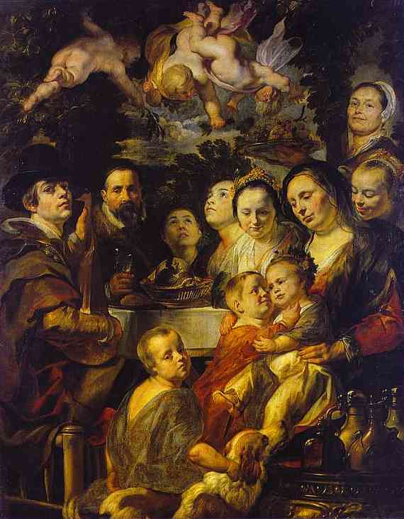 570x732 Jacob Jordaens - Jacob Painting