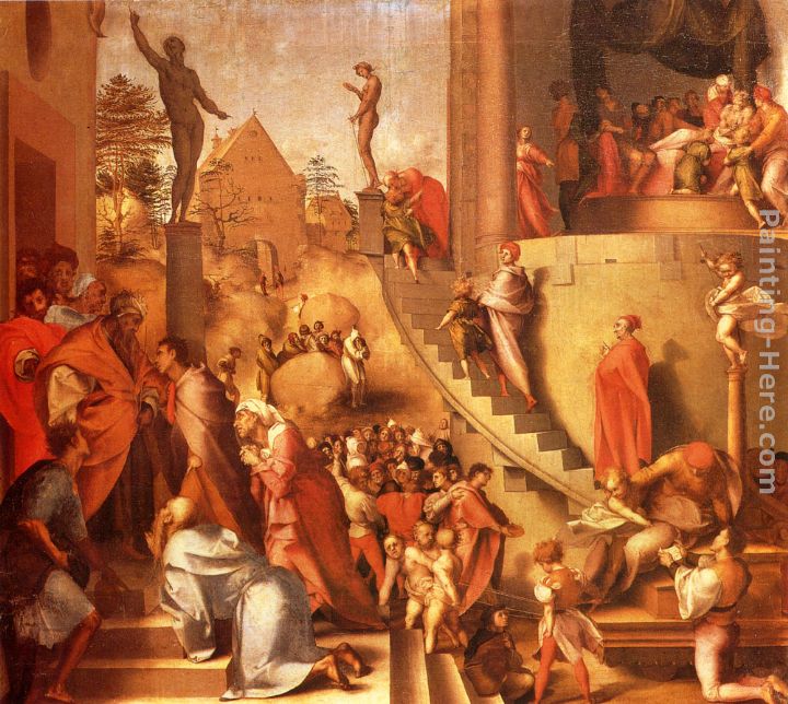 720x644 Jacopo Pontormo Joseph With Jacob In Egypt Painting Anysize 50 - Jacob Painting