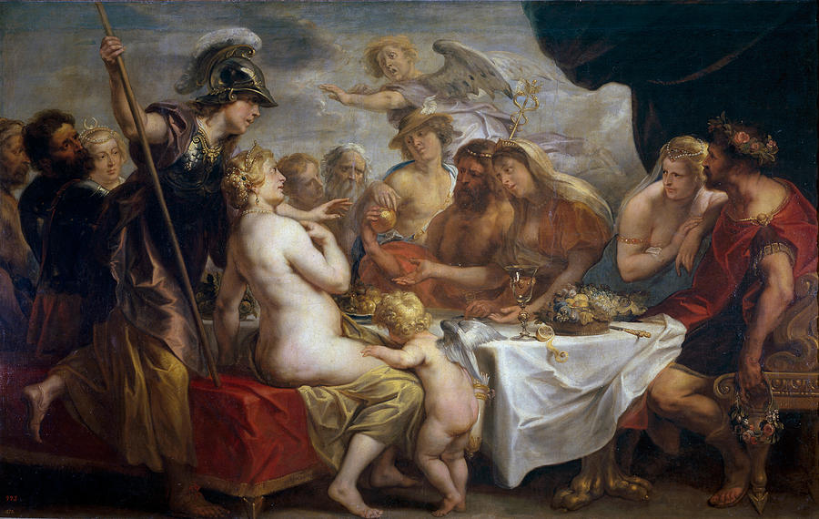 900x570 The Golden Apple Of Discord Painting By Jacob Jordaens - Jacob Painting