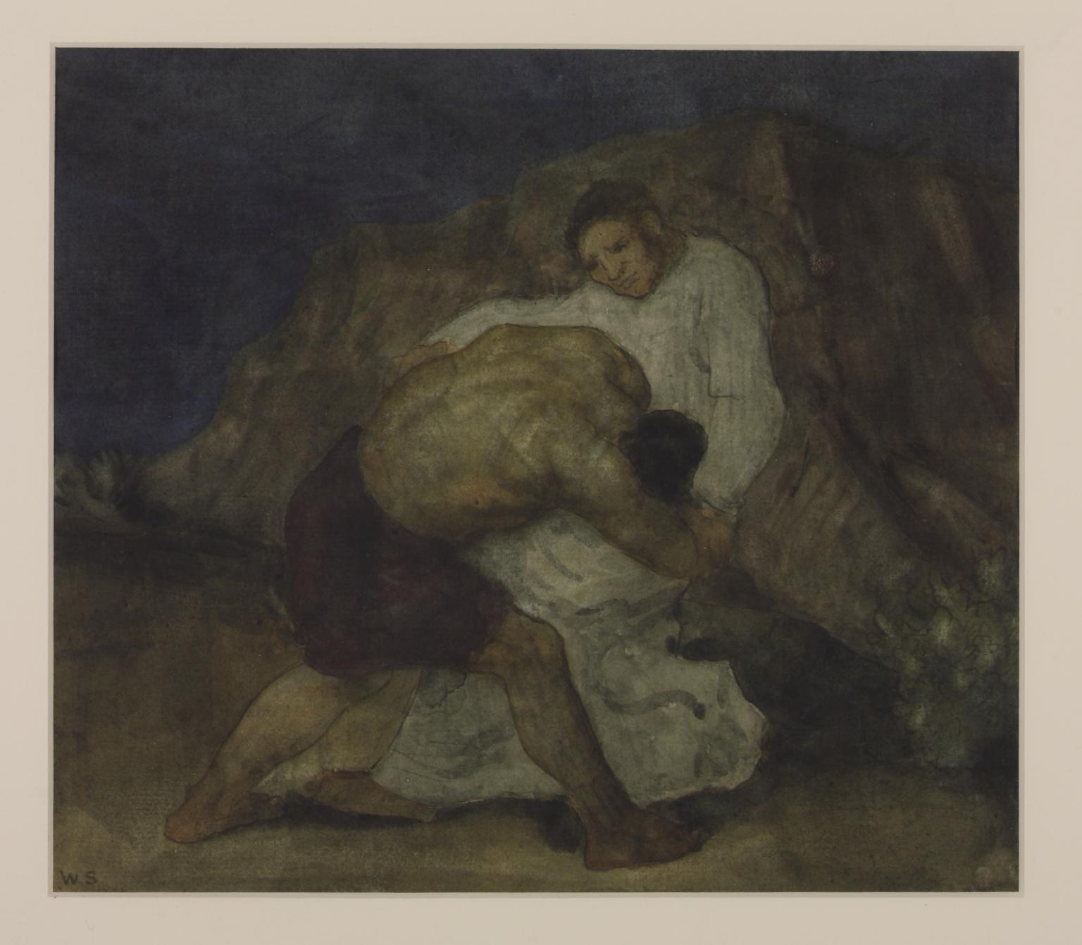 1536x1341 Jacob Wrestling With The Angel', William Strang, 1894 Or 1904 Tate - Jacob Wrestling With The Angel Painting