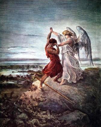 336x423 Gonzo About Style Variations. Again. - Jacob Wrestling With The Angel Painting