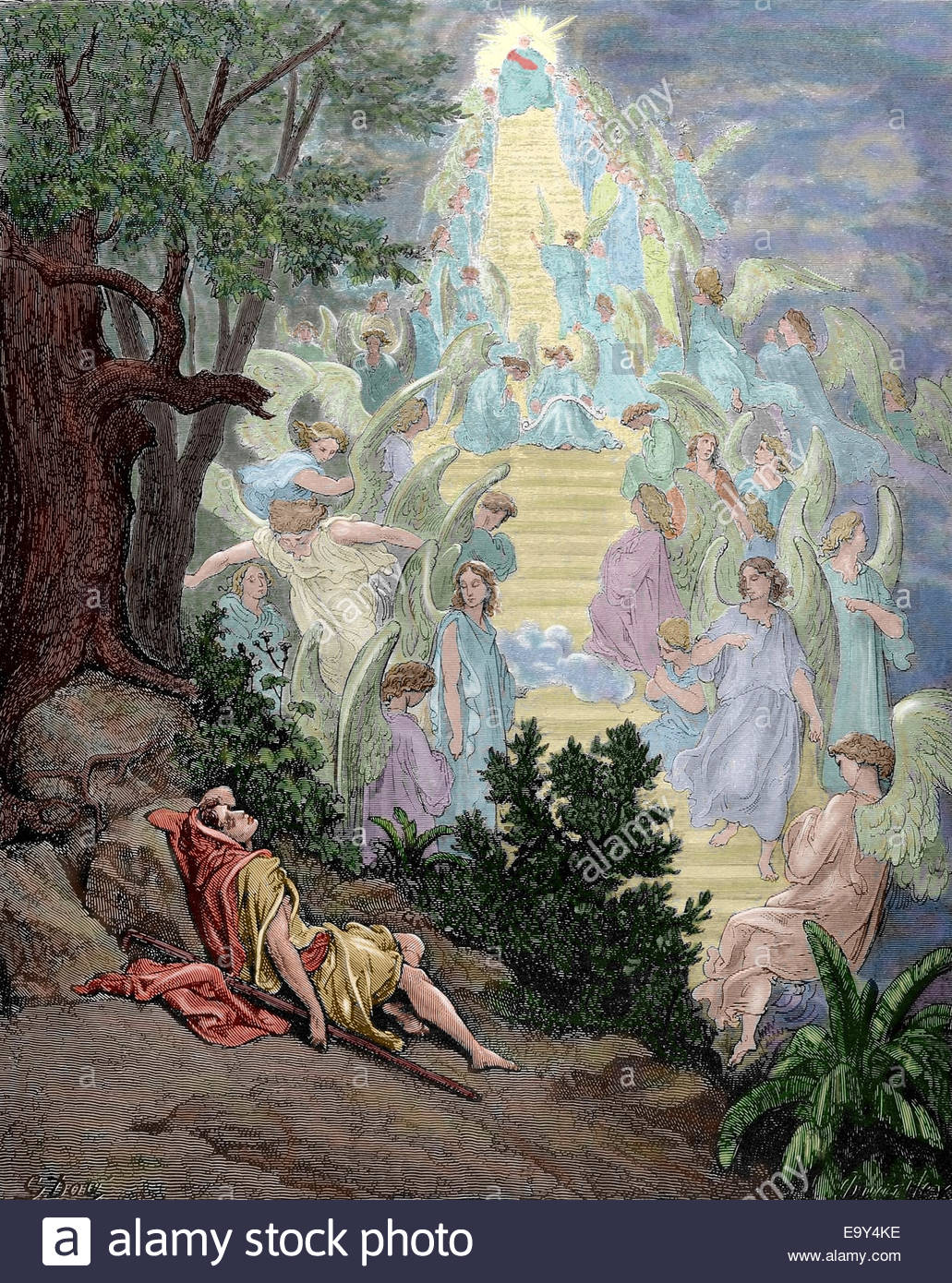 1031x1390 Old Testament. Jacob. Patriarch And Prophet. Jacob's Dream - Jacobs Dream Painting