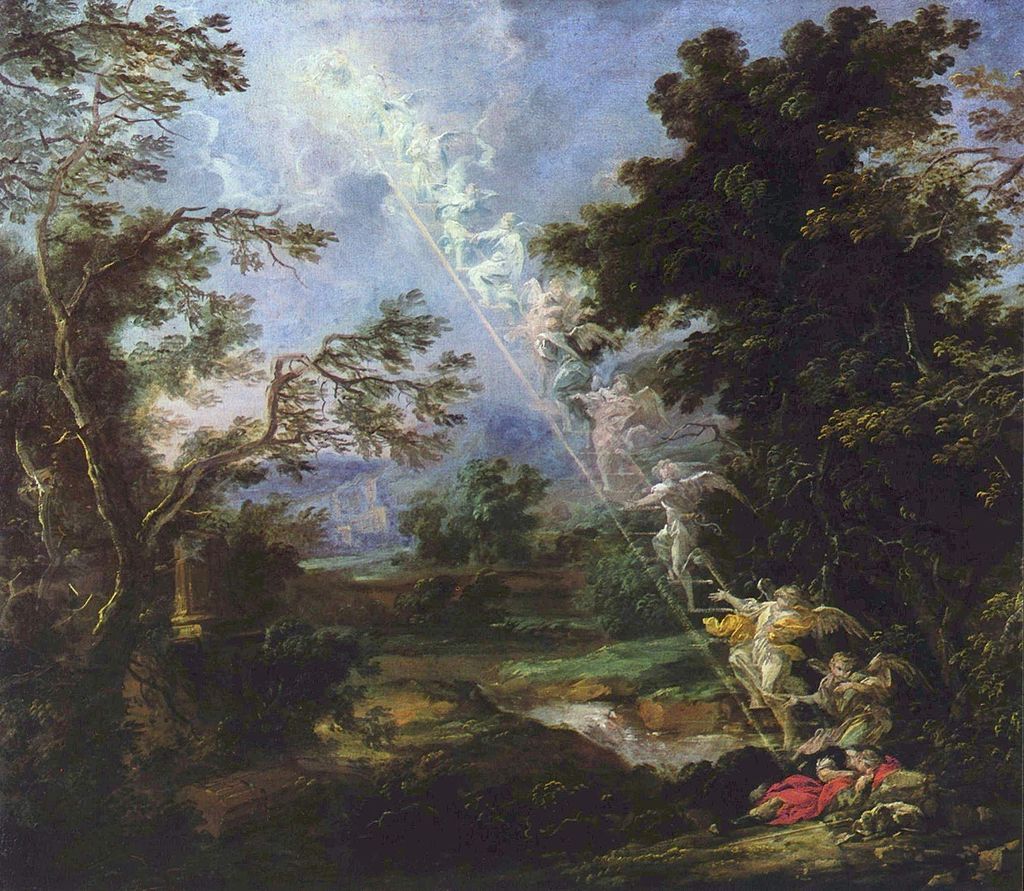 1024x891 Jacob's Dream (Painting Circa 1691 By Michael Willmann - Jacobs Dream Painting