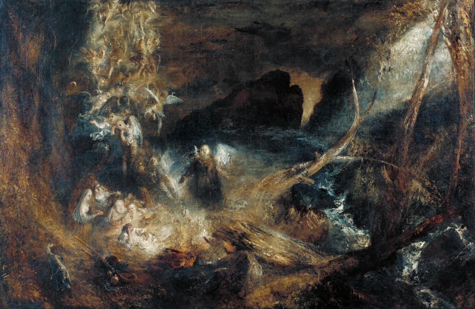 1536x1002 The Vision Of Jacob's Ladder ()', Joseph Mallord William Turner - Jacobs Ladder Painting