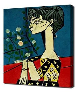 266x320 Pablo Picasso - Jacqueline With Flowers Painting