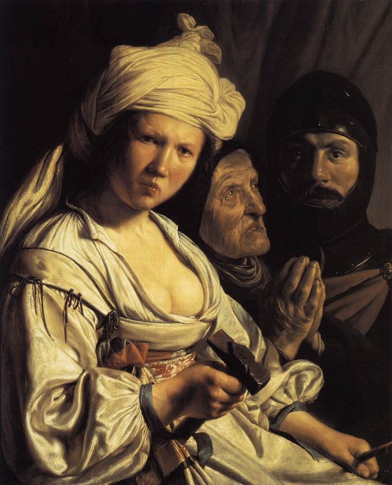 809x1000 Salomon De Bray Jael, Deborah And Barak - Jael Painting