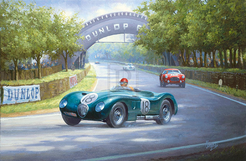 Jaguar Car Painting at PaintingValley.com | Explore collection of ...