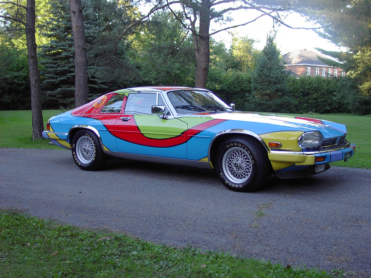 1200x900 Jaguar Xjs Art Car By World Renowned Artist Leo Schimanszky - Jaguar Car Painting