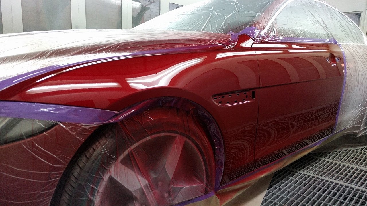 1280x720 Xe Jaguar Spray Painting - Jaguar Car Painting