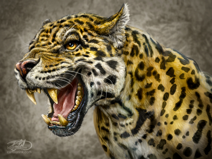 700x525 The Jaguar Totem - Jaguar Painting