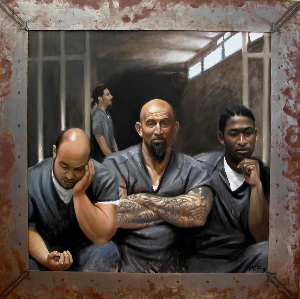 1024x1021 County Jail Project By Li Artist Kevin Mcevoy - Jail Painting