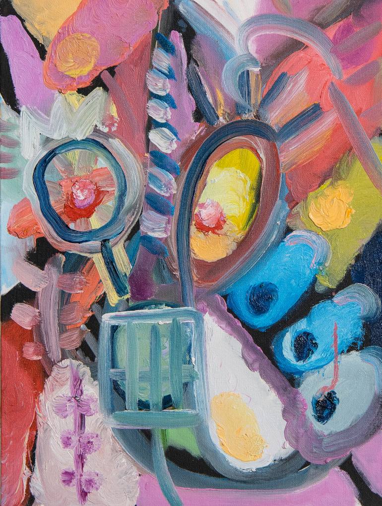 770x1019 Saatchi Art Jail Mouth Amp Fried Egg Painting By Uriel Silberstein - Jail Painting