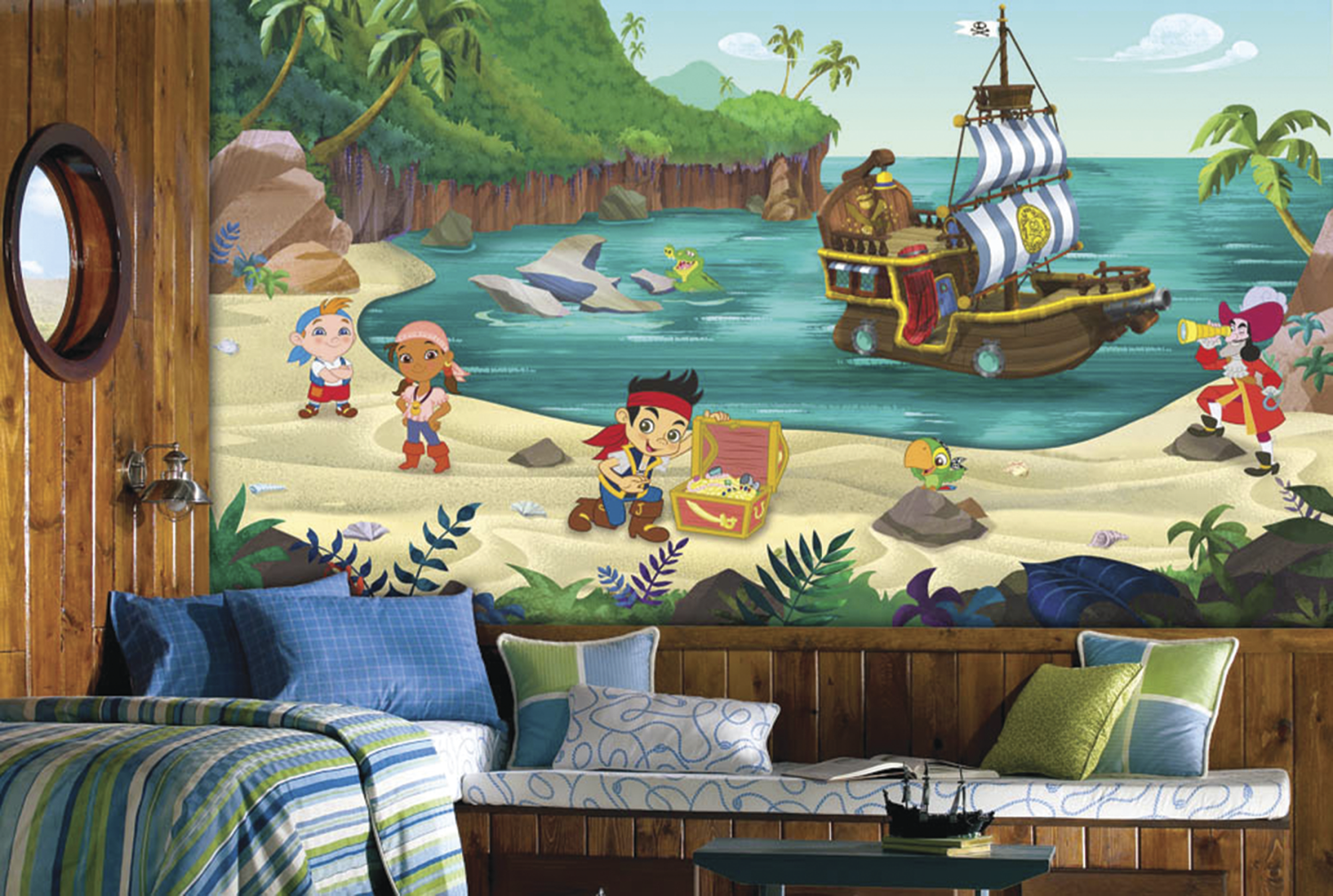 1500x1008 Jl1307m Jake And The Never Land Pirates Xl Sized Mural - Jake And The Neverland Pirates Painting