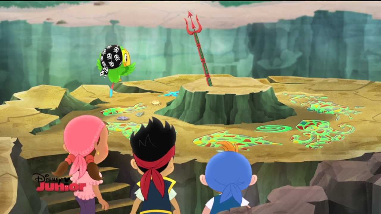 1280x720 Jake And The Never Land Pirates Izzy's Trident Treasure Disney - Jake And The Neverland Pirates Painting