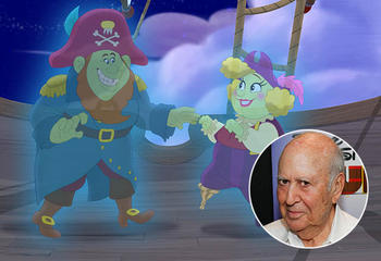 350x240 Video Funnyman Carl Reiner Haunts Jake And The Never Land Pirates - Jake And The Neverland Pirates Painting