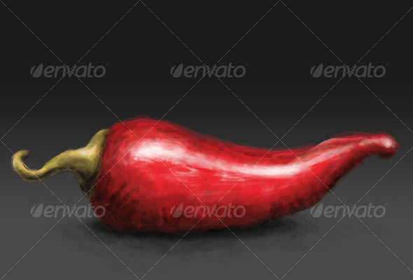 590x400 Jalapeno Painting By Dxc Graphicriver - Jalapeno Painting