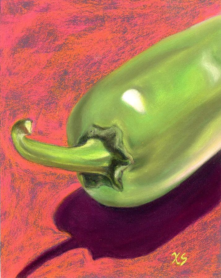 714x900 Jalapeno Pepper Painting By Xenia Sease - Jalapeno Painting