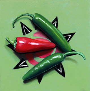 318x320 Shoot And Paint Art Challenge - Jalapeno Painting