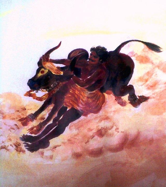 640x720 Jallikattu Art Fine Art America - Jallikattu Painting