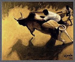 247x204 Jallikattu Game - Jallikattu Painting