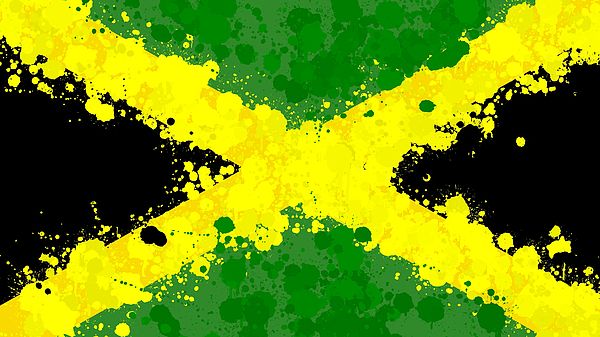 600x337 Pin By Dan Sproul On Maps And Flags Jamaica Flag - Jamaican Flag Painting