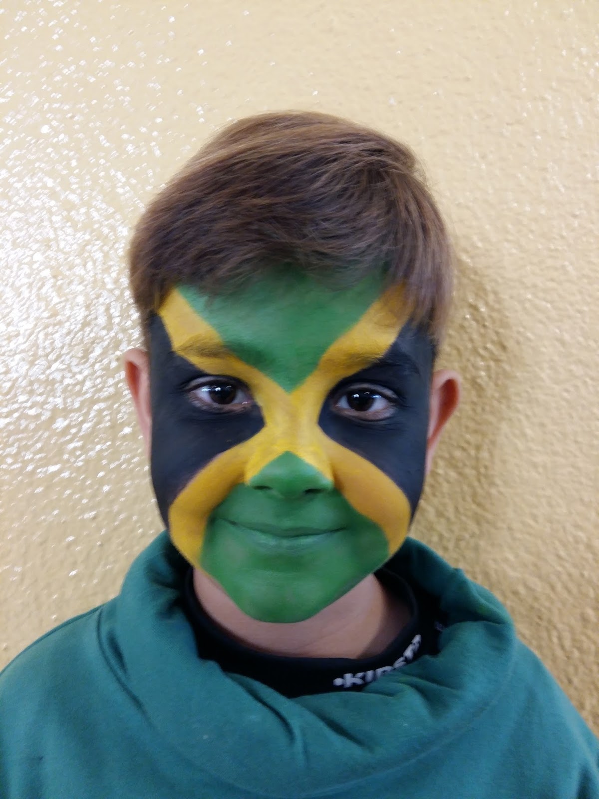 1200x1600 English Blog - Jamaican Flag Painting