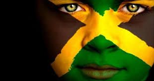 310x163 Face Painting Of The National Flag Of Jamaican. Jamaica Scene - Jamaican Flag Painting