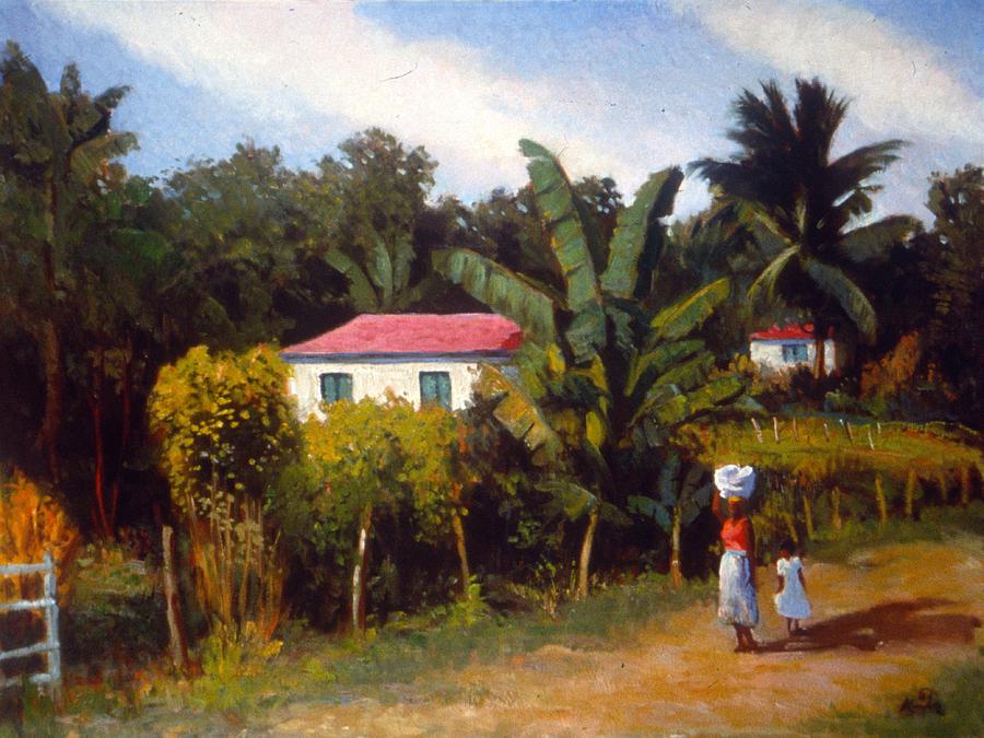 900x675 Jamaica Painting By David Olander - Jamaican Painting