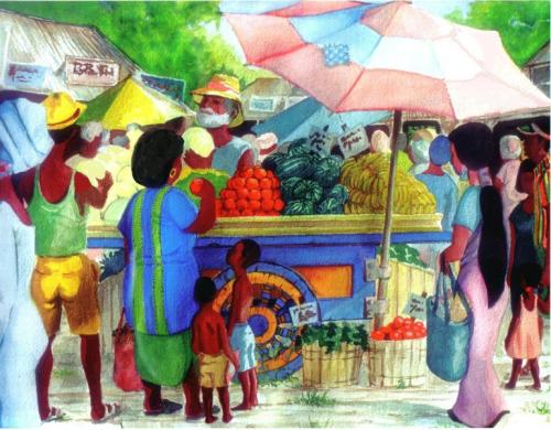 500x390 Stolen Painting - Jamaican Painting