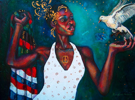 442x326 This Month We Interview Jamaican Painter, Tamara Natalie Madden - Jamaican Painting
