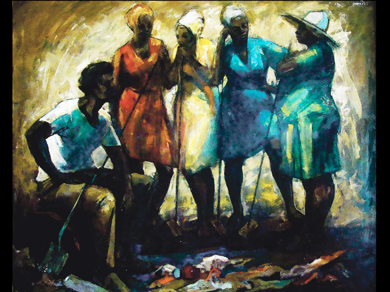 800x600 Barrington Watson As History Painter Art Amp Leisure Jamaica Gleaner - Jamaican Painting